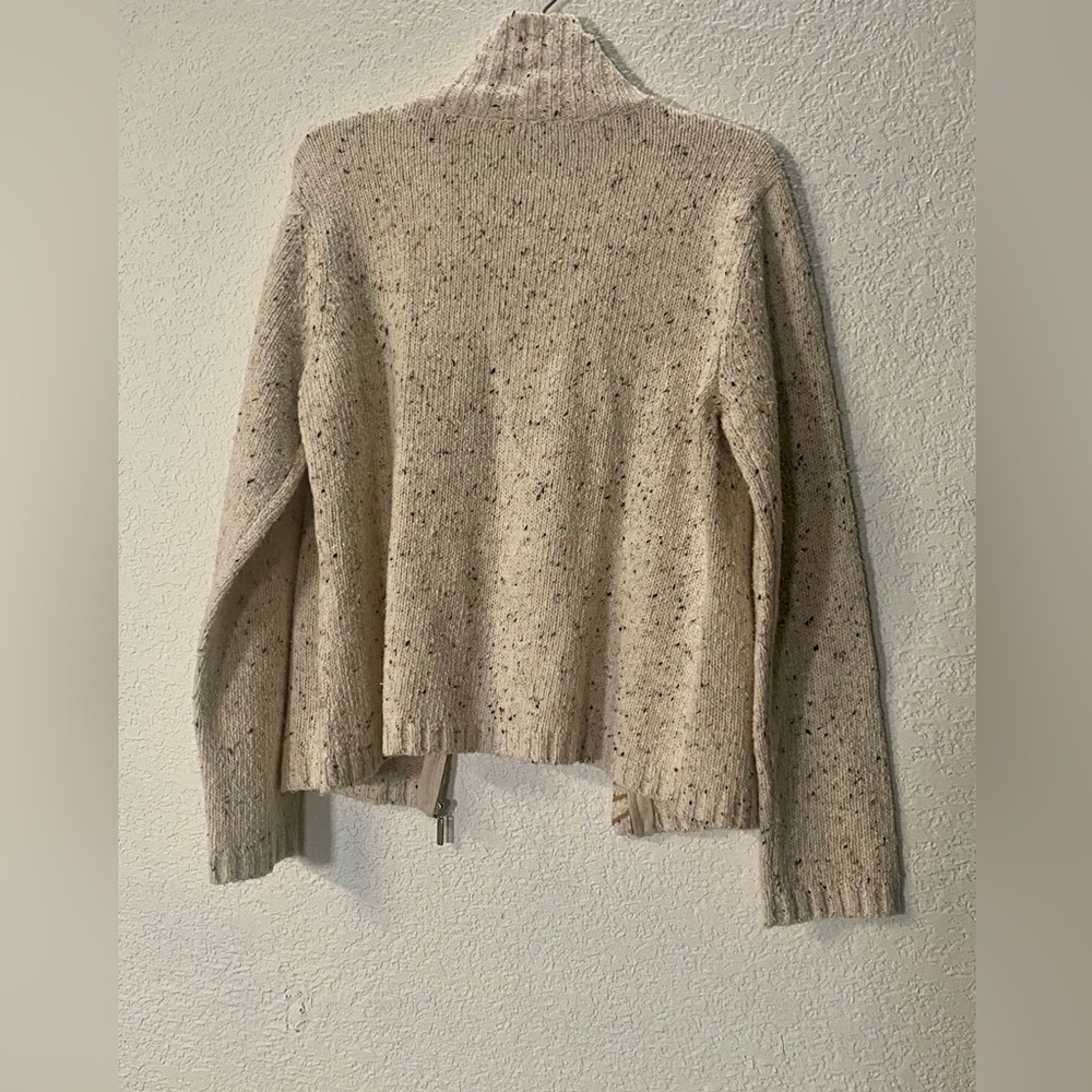 Liz Claiborne Cream Knit Cardigan sweater vintage size Large - Picture 3 of 5